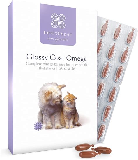 healthspan glossy coat omega for cats and dogs|healthspan pet supplements.